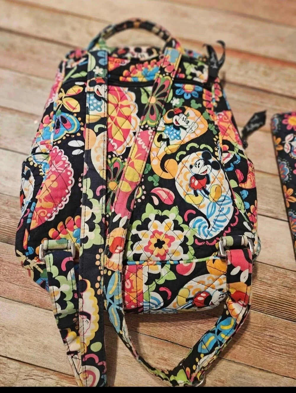 Vera Bradley Midnight Mickey Mini Backpack & Disney Kiss n Snap Wallet